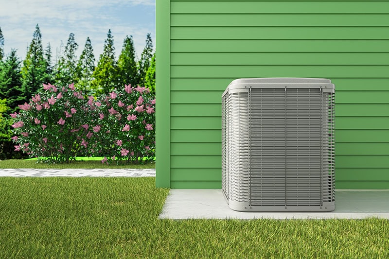 Air conditioning condenser unit.
